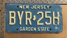 1979 New Jersey license plate BYR-25H Ford Chevy Dodge 12508 picture