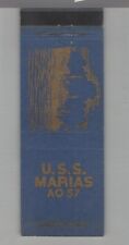 Matchbook Cover - Navy Ship USS Marias AO-57 picture