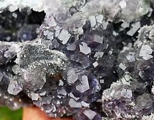 Natural beautiful Purple fluorite crystal Mineral Specimen/China picture