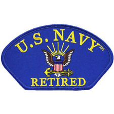 US Navy Retired Blue Patch (5 inch) picture