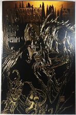🩸❄️ SNOWMAN DEAD AND DYING #1 GOLD FOIL BLACK LEATHER VARIANT 1997 MATT MARTIN picture