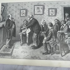 His Constituents - Original 1904 A.B. Frost Art Print V14-3 picture
