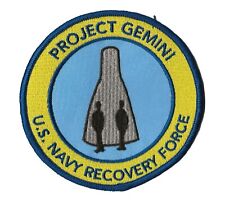 NASA Project Gemini space program US Navy Recovery Force patch picture