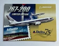 2004 Delta Air Lines Boeing 767-200 Aircraft Pilot Trading Card #18 picture