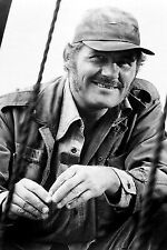 JAWS ROBERT SHAW 24X36 POSTER AS QUINT SMILING CLASSIC picture