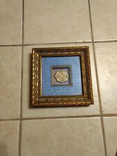 Our Lord's Prayer Resin Gold Tone Antique Decorative Frame 9.5