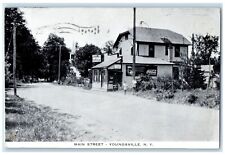 1937 Main Street Coca Cola Ice Cream Store Youngsville New York NY Postcard picture