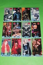 1997 Fleer Skybox Batman And Robin Widevision PROFILES INSERT 12 Card Set P1-P12 picture