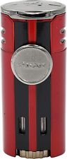 Xikar Hp4 Diamond Quad Jet Cigar Lighter - Red - Lifetime Warranty picture