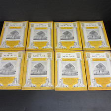 The New Age Magazine 1956 Lot of 8 May-December Vintage Masonic Freemason picture