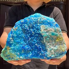5.63lb Rare Natural Blue Copper Sulfate Quartz Crystal Mineral Specimen Healing picture