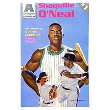 Personality Athletic Comics Shaquille O'Neal #1 1993 Barry Bonds Eckersley VTG picture