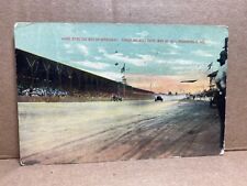 Home Stretch Motor Speedway Finish 500 Mile Race May 30 1911 Indianapolis IN picture