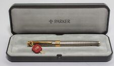 Parker Sonnet Cisele Sterling Silver Fountain Pen 18k France w/ Box picture