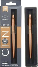 Parker Anti Microbial Jotter Copper Ion Ball Point Pen - CION Coated Stainless picture
