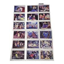 Disney Snow White Movie Scene Trading Cards Series A Set #5 Complete 1-18 picture