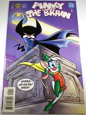 🧠 PINKY AND THE BRAIN #25 DC COMICS 1998 DARK KNIGHT BATMAN ROBIN Animaniacs VF picture