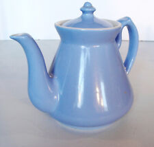 Hall China Co. 1920s Philadelphia Teapot Farmhouse-County Blue 6-8 cup No# picture