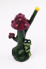 Handmade Resin Pipe Magical Mushroom Frog Happy flower Dry tobacco #2 picture