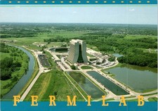 Batavia IL Illinois FERMILAB Particle Physics Accelerator Lab  1995 4X6 Postcard picture