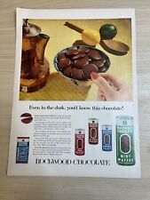 Rockwood Chocolate Wafers 1953 Vintage Print Ad Life Magazine picture