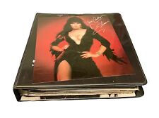 Rare Elvira Halloween Special Promo Binder Press Pack Clippings Holiday Cards picture