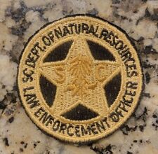 Current SCDNR Law Enforcement Game Warden Embroidered Badge picture