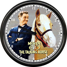 Mr Mister Ed Talking Horse TV Show  Barn Stall Equestrian Gift Sign Wall Clock picture