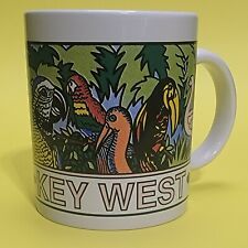 Key West Macaw Parrot Coffee Cup Water Drink Mug  picture