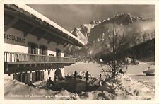 Lautersee Lake With Seeheim Against Karwendel Mountains, Germany Postcard picture