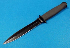 MTech MT225 Dagger Black finish double edge fixed blade knife 11 1/2