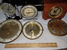 Lot Of 6 Vintage Clocks And Clock Faces picture