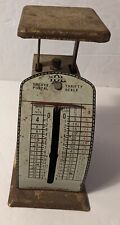 Vintage Deluxe Postal Thrifty Scale IDF 1 lb scale with patina Used picture