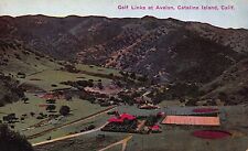 Two Postcards Overview Golf Links at Avalon, Catalina Island, California~113590 picture