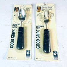 OXO Good Grips North Coast Weighted Table Spoon & Weighted Fork NEW OLD STOCK picture