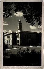 Madera County Court House ~ Madera California ~ 1930s postcard picture