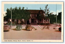 c1940's Hotel Breakers Wasaga Beach Ontario Canada Vintage Unposted Postcard picture