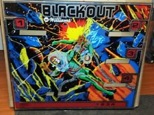 Williams - Blackout Pinball - New Mirrored Back Glass - Licensed  Best Available picture