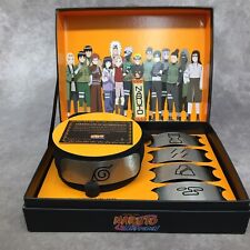 Shonen Jump Naruto Shippuden Ninja Village Headband Set-Damaged Box -Never Used picture