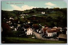 Jacksonville, Vermont VT - Main Street - Vintage Postcard - Posted 1909 picture