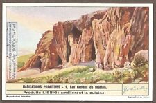 Neanderthal Caves Menton France Riviera Nice 1930s Trade Ad  Card picture