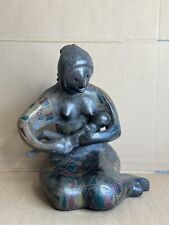Original Max Kerlow 1950’s Glazed Terracotta “Mother and Child” Sculpture Mexico picture