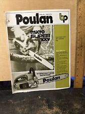 Poulan Micro Super XXV Chainsaw ( Dealer Spec. Sheet ) For 3 Ring Binder picture