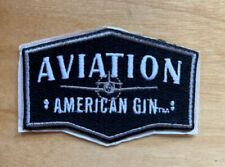 Aviation American Gin Patch Plane Logo Alcohol Advertising picture