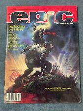 Epic Illustrated #34 1986 Marvel Magazine Stan Lee Goodwin Final Issue FN/VF picture