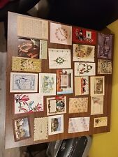 Lot of vintage greeting cards and miscelaneous paper good. picture