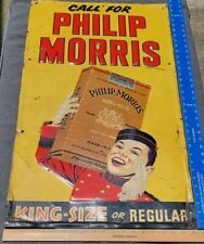 1950's Philip Morris Cigarette Sign 