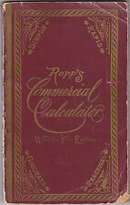 Ropp's Commercial Calculator Book World's Fair Edition 16 pgs Columbian Expo picture