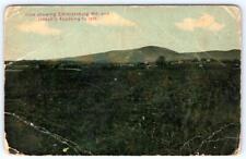 1913 VIEW OF EMMITTSBURG MARYLAND MD & JOSEPH'S ACADEMY TO LEFT*ANTIQUE POSTCARD picture