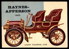 1954 Topps World on Wheels Haynes-Apperson Touring 1905 #160 picture